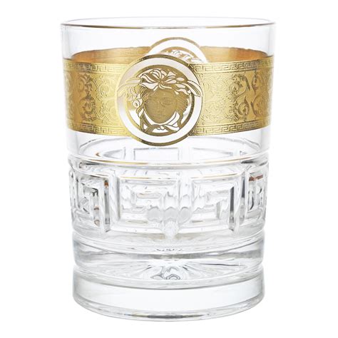 versace gold wine glasses|Versace drinking glasses.